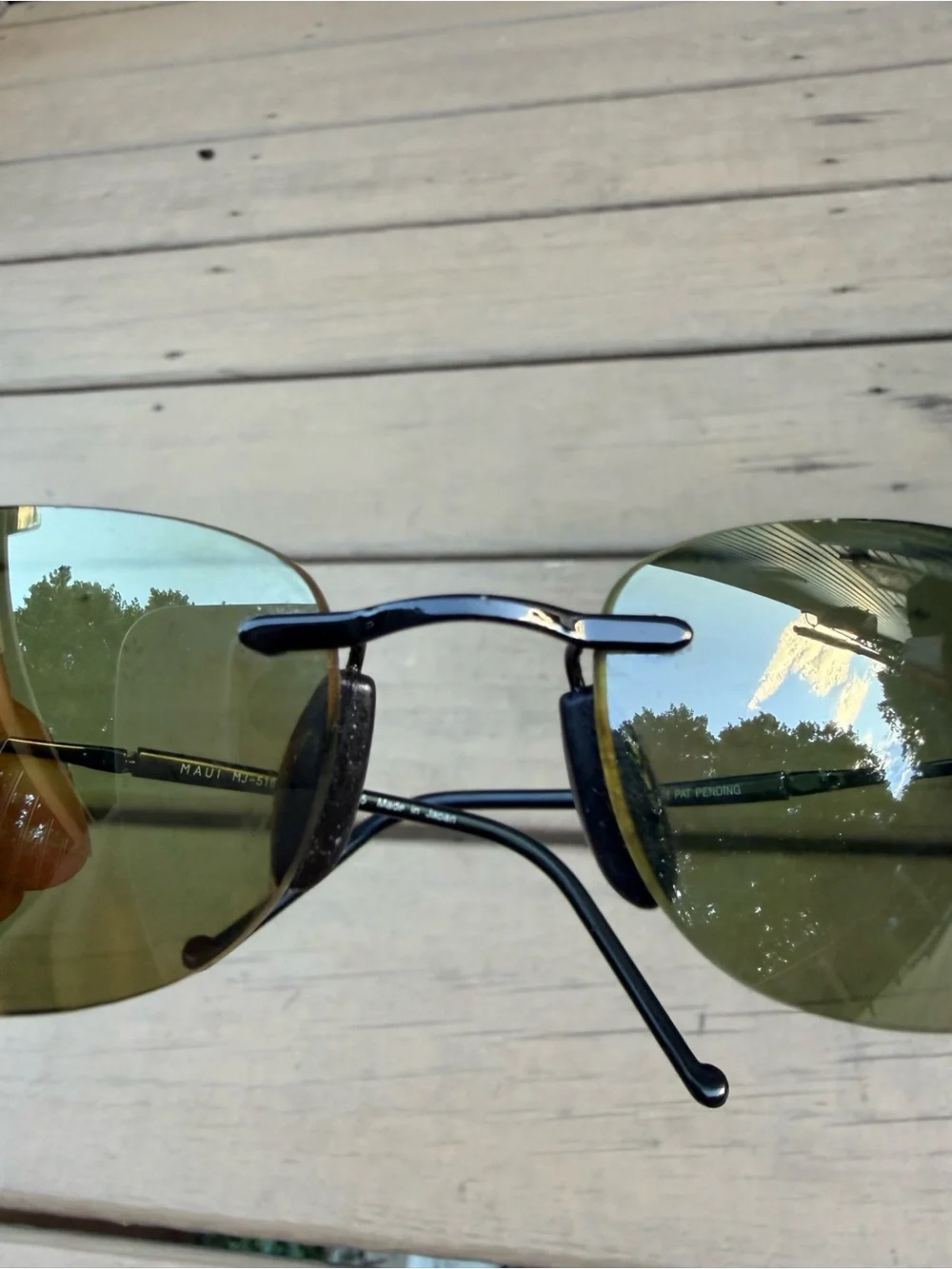 Maui Jim Honolua Bay MJ-516-02 rimless polarized sunglasses